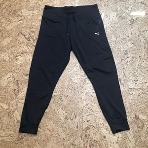 Women’s Puma Black Joggers/Track Pants